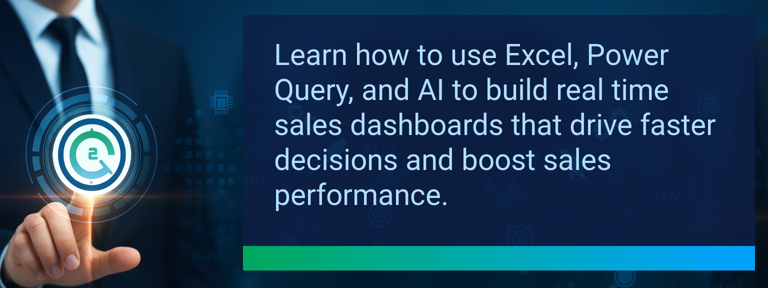 How To Build Real Time Sales Dashboards With Excel And AI