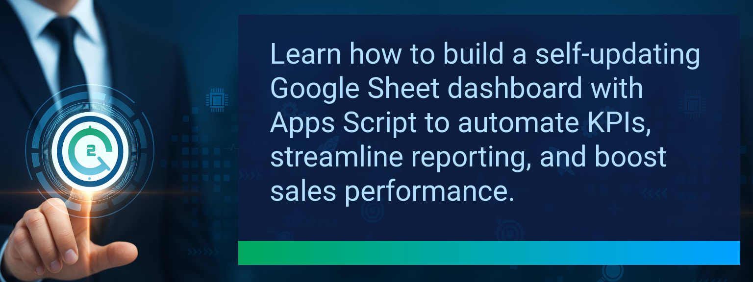How to Build a Self Updating Google Sheet Dashboard with Apps Script
